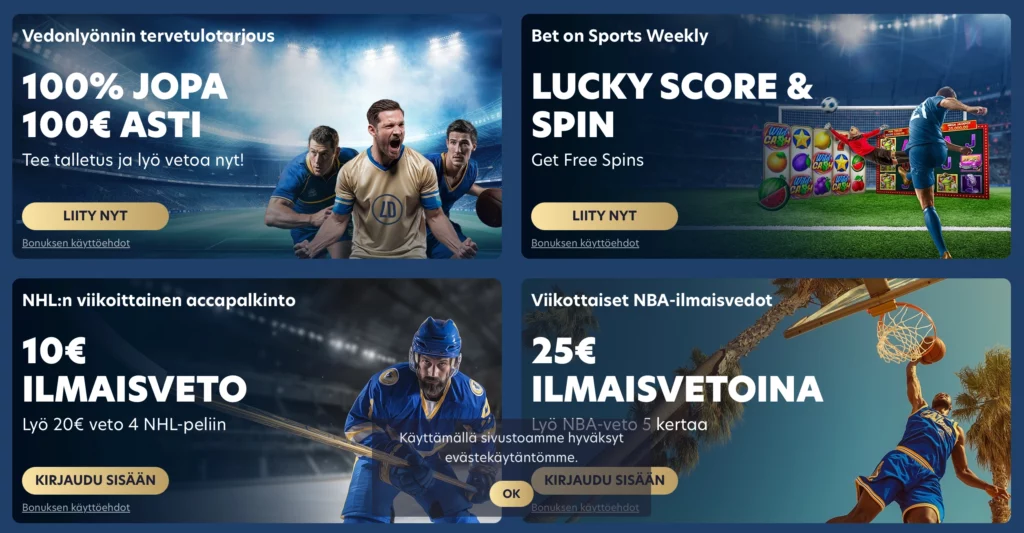 Lucky Dreams tervetuliaisbonus ja kampanjat