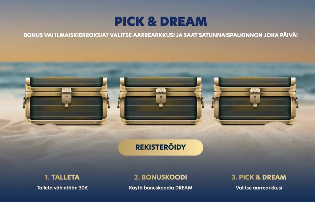 Lucky Dreams free spins – Näin saat ilmaiskierroksia joka viikko