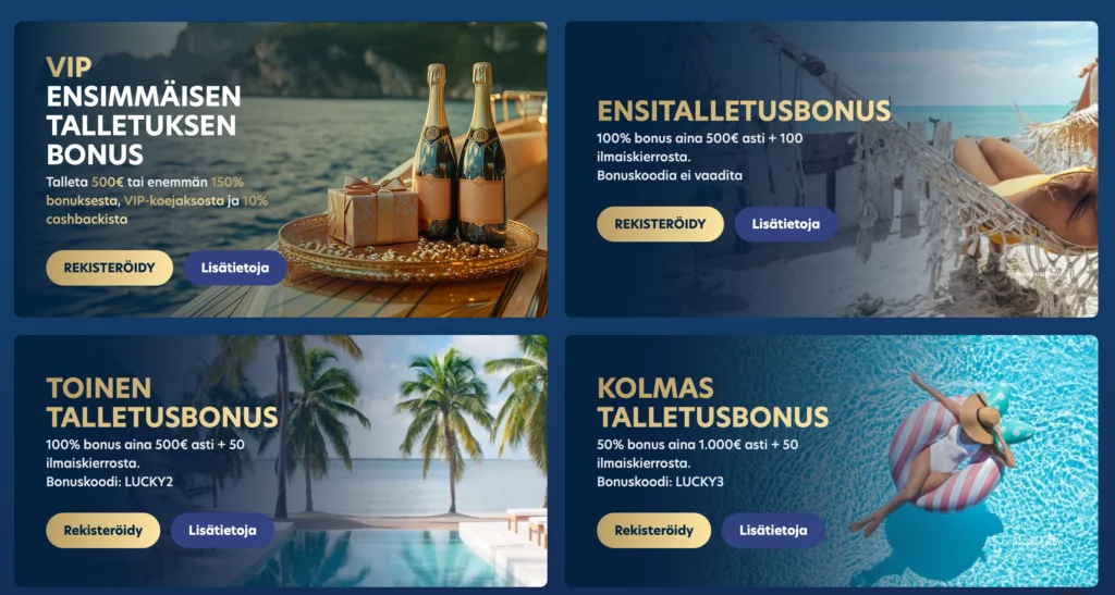 Bonusehdot ja kierrätysvaatimukset